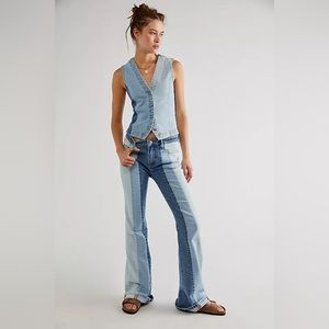 Free People x Driftwood Farrah Denim Set - size M